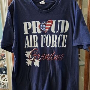 Port and Company Navy Proud Air Force Grandma Graphic Tee